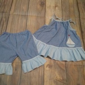 Petite Pomme sailboat dress